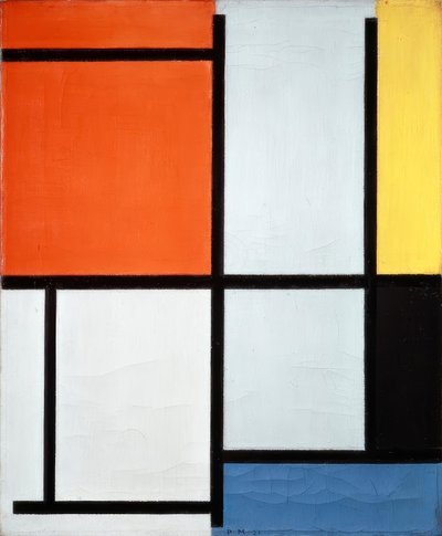 Composição de Piet Mondrian